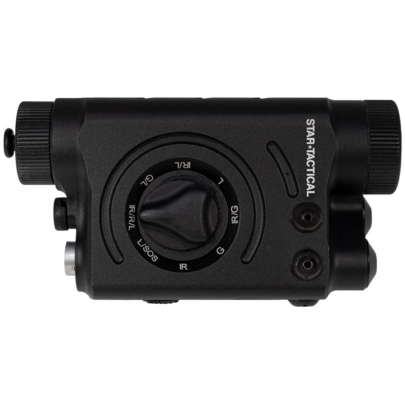 Star Tactical Trio 1200 lumens led red green and IR laser combo illuminator top view