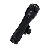 Star Fighter 1000 lumens black aluminum tactical long gun light with push-button tailcap mountable on MIL-STD-1913 (Picatinny) rail (also comes with remote switch pad in the box) - Star Tactical
